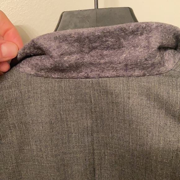 STELLA MCCARTNEY grey slim blazer sz4 **as is - Picture 7 of 8